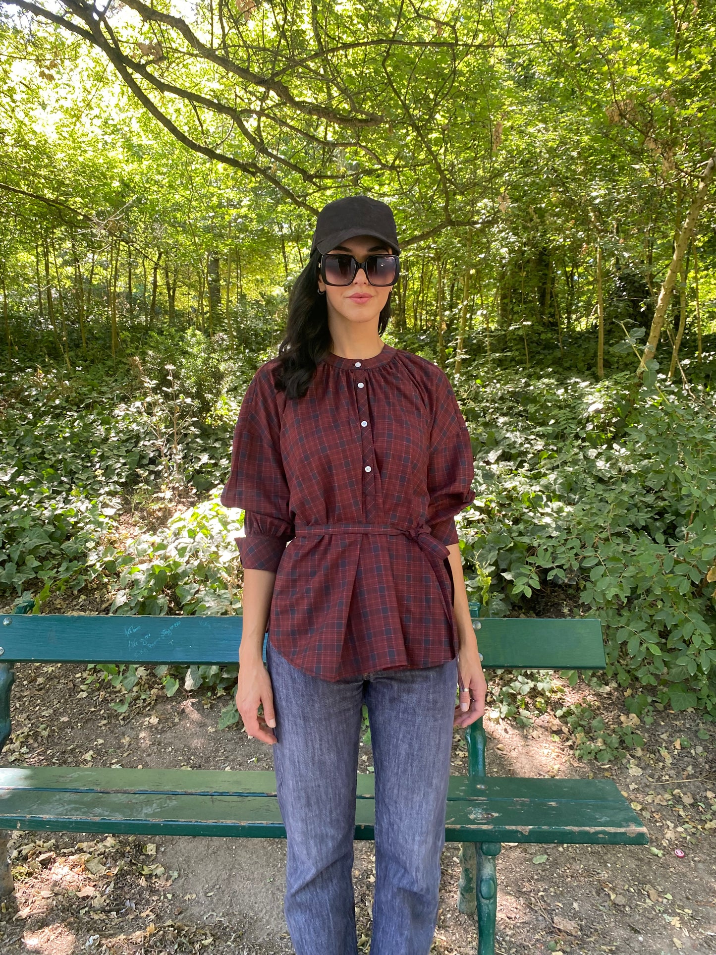 BLOUSE SOPHIE CARREAUX