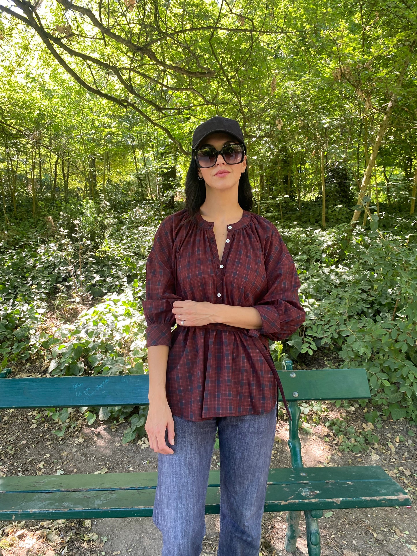 BLOUSE SOPHIE CARREAUX