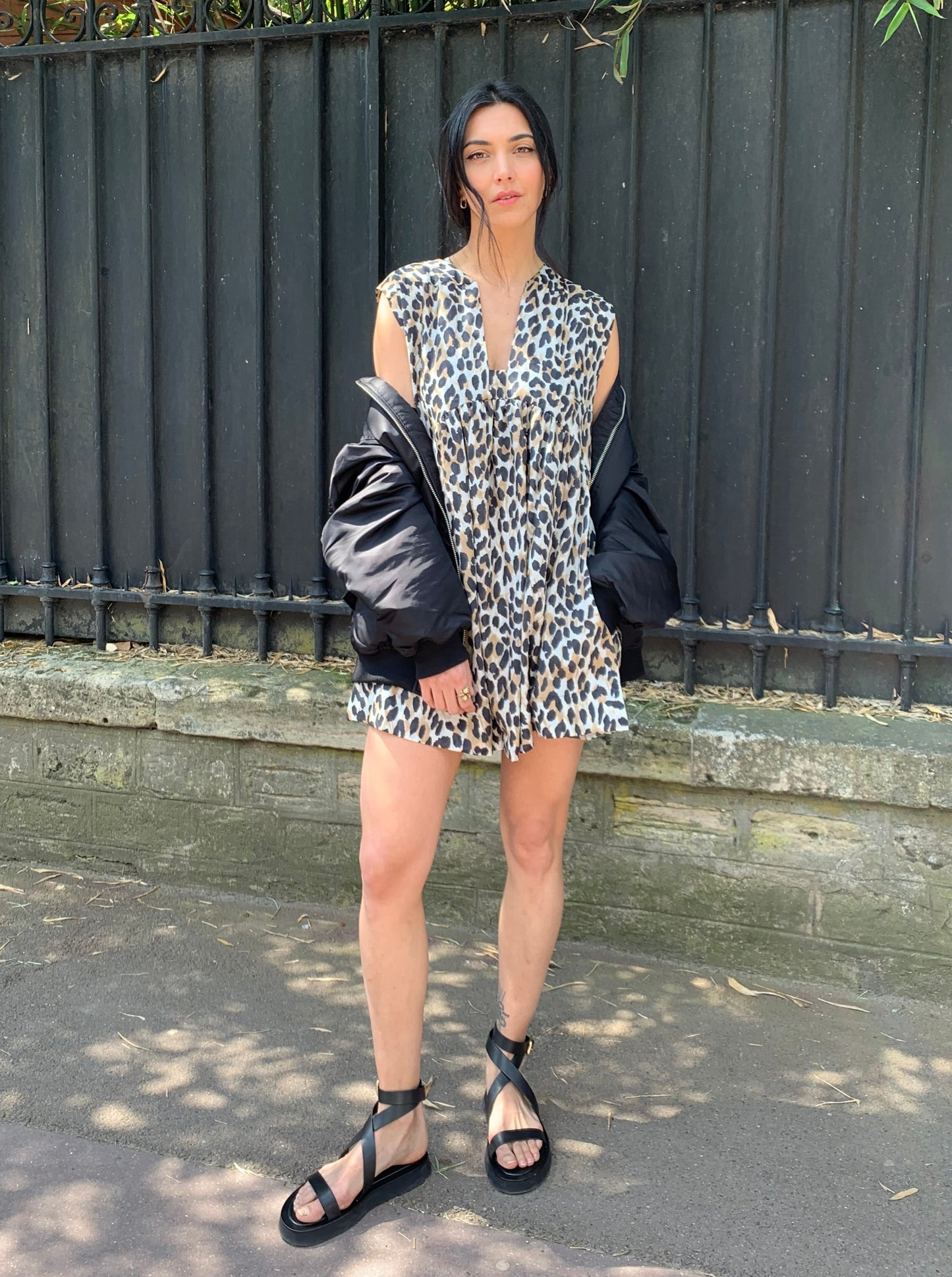 ROBE BETTYNA LEOPARD
