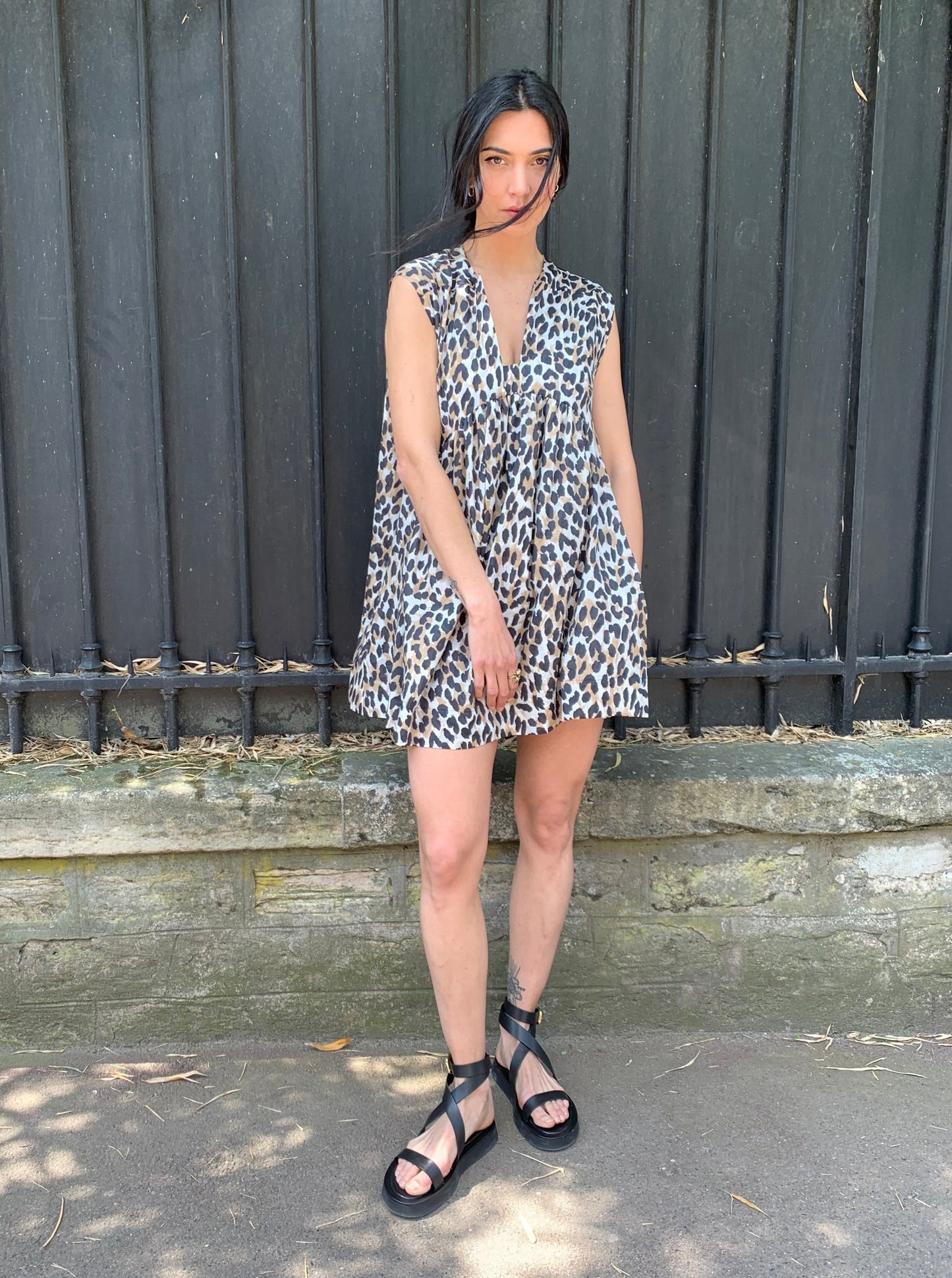 ROBE BETTYNA LEOPARD