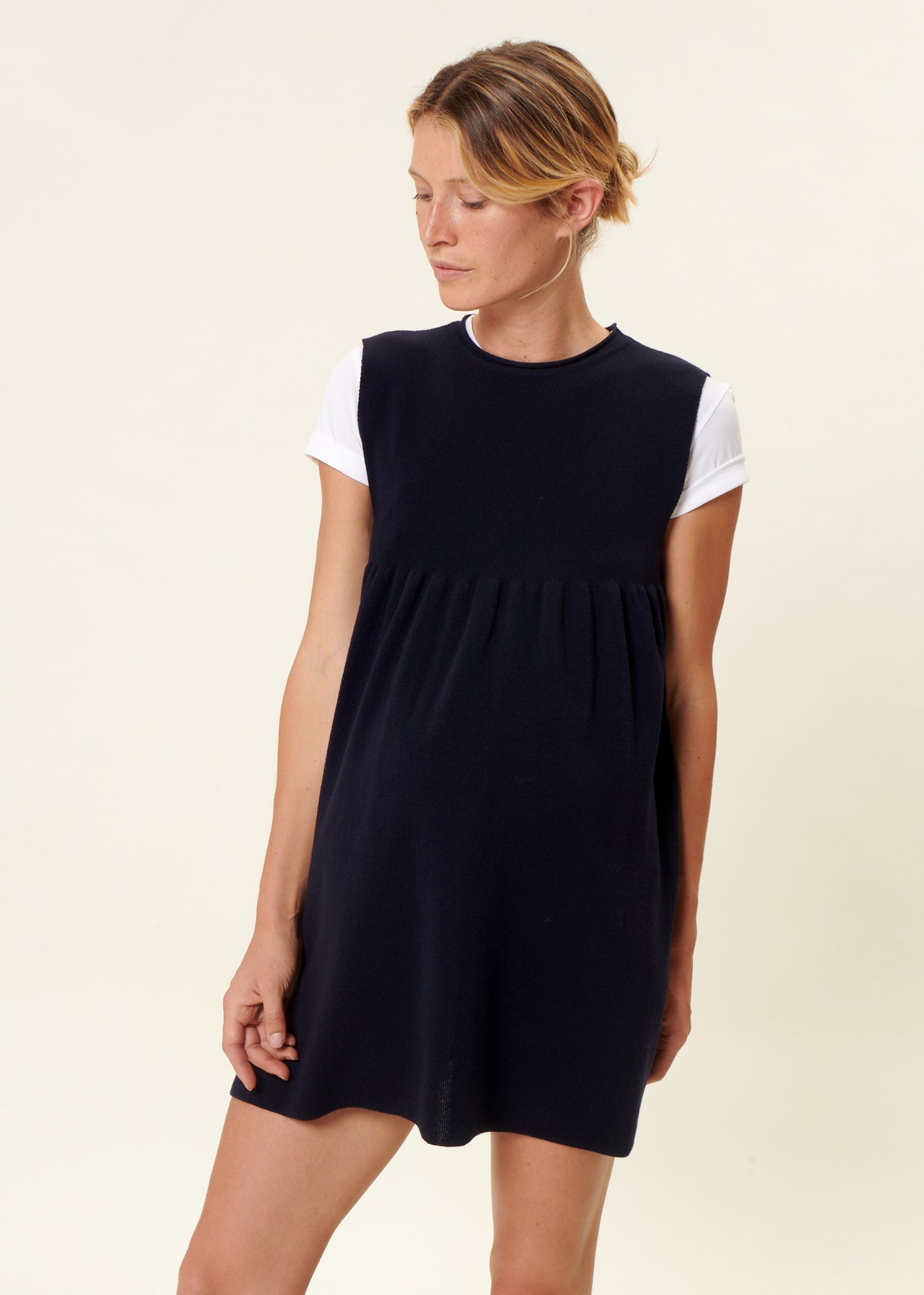 ROBE LOUISE EN LAINE MERINOS
