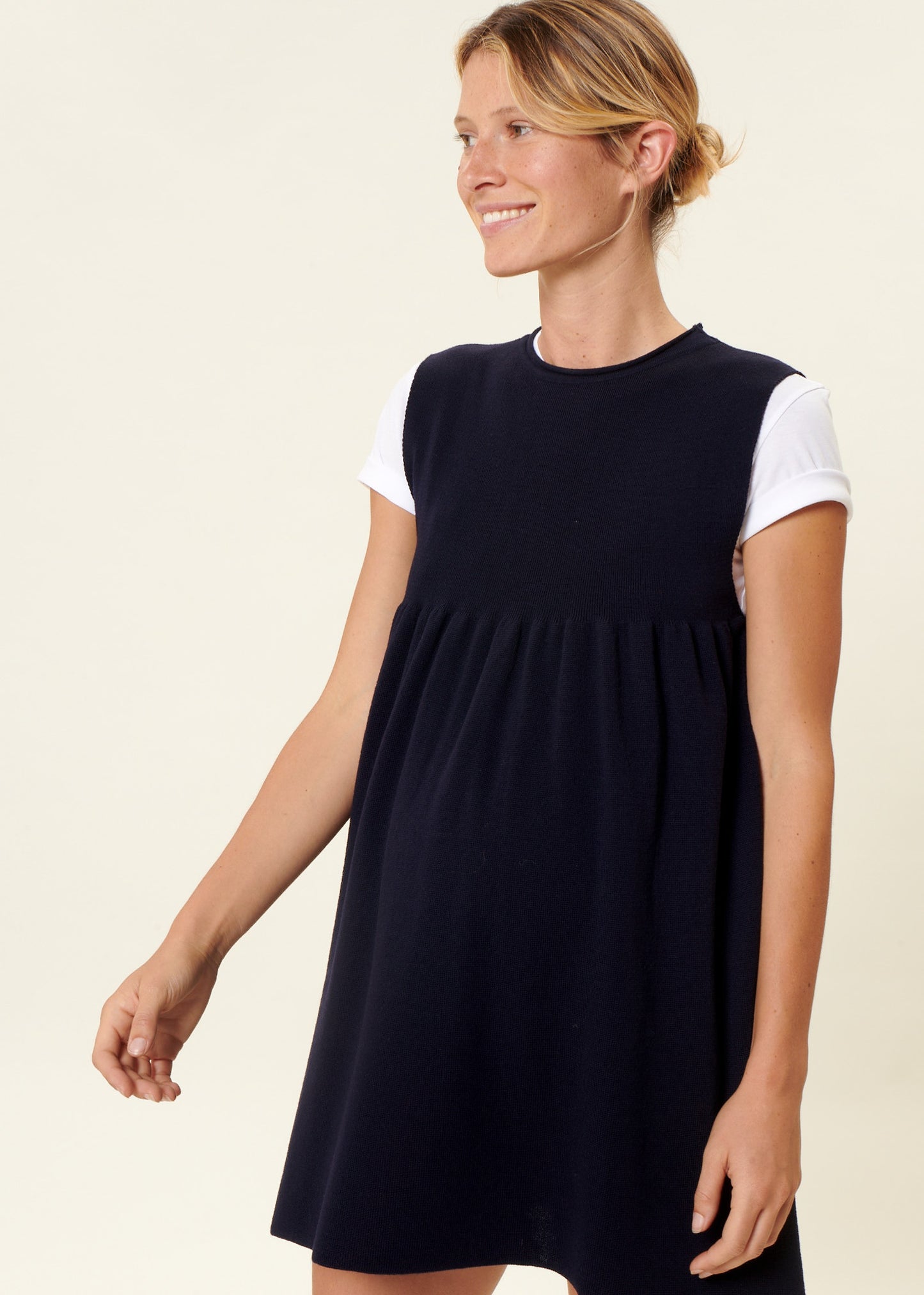 ROBE LOUISE EN LAINE MERINOS