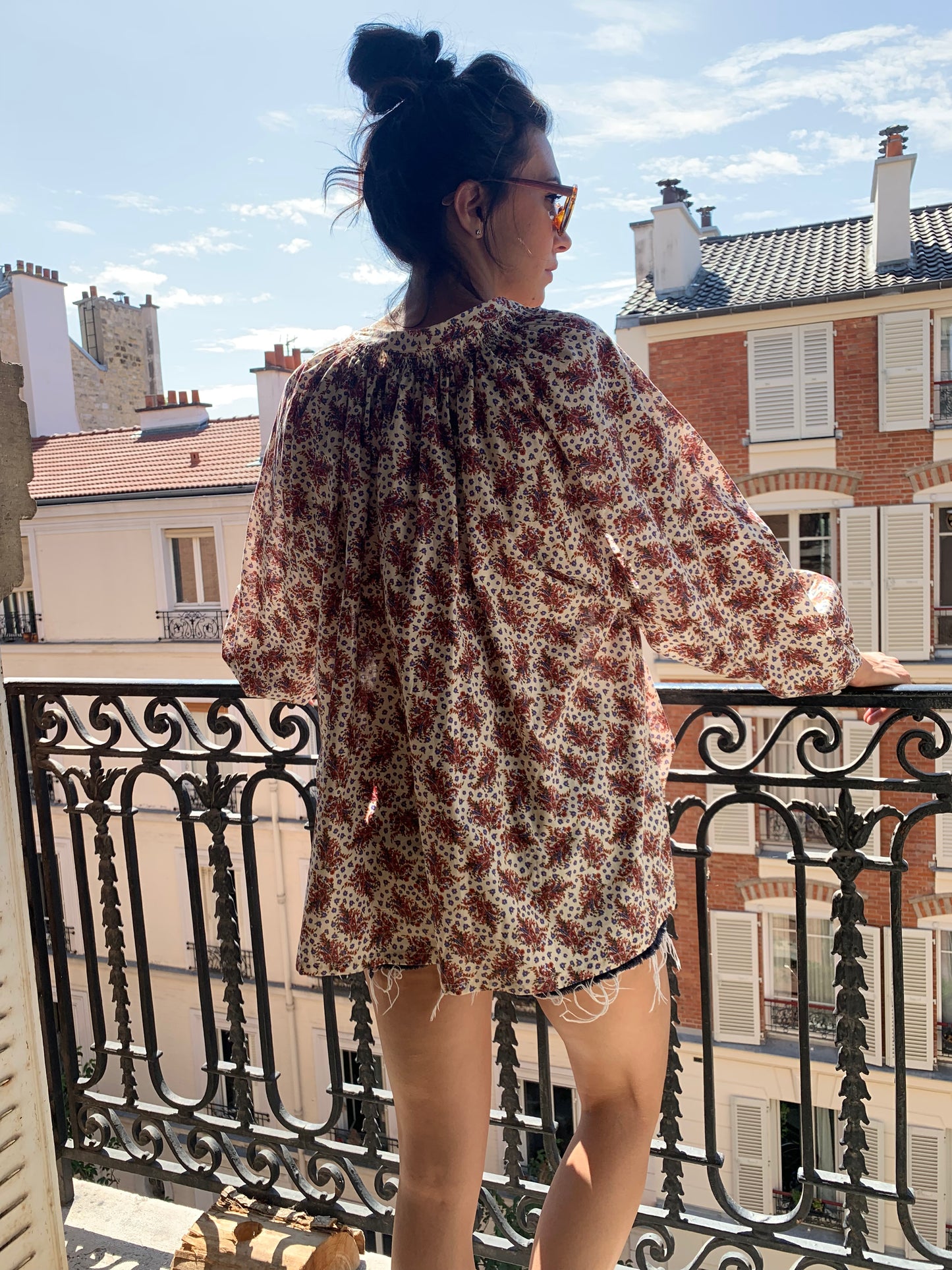 BLOUSE ZINA IMPRIMÉE BOHÈME