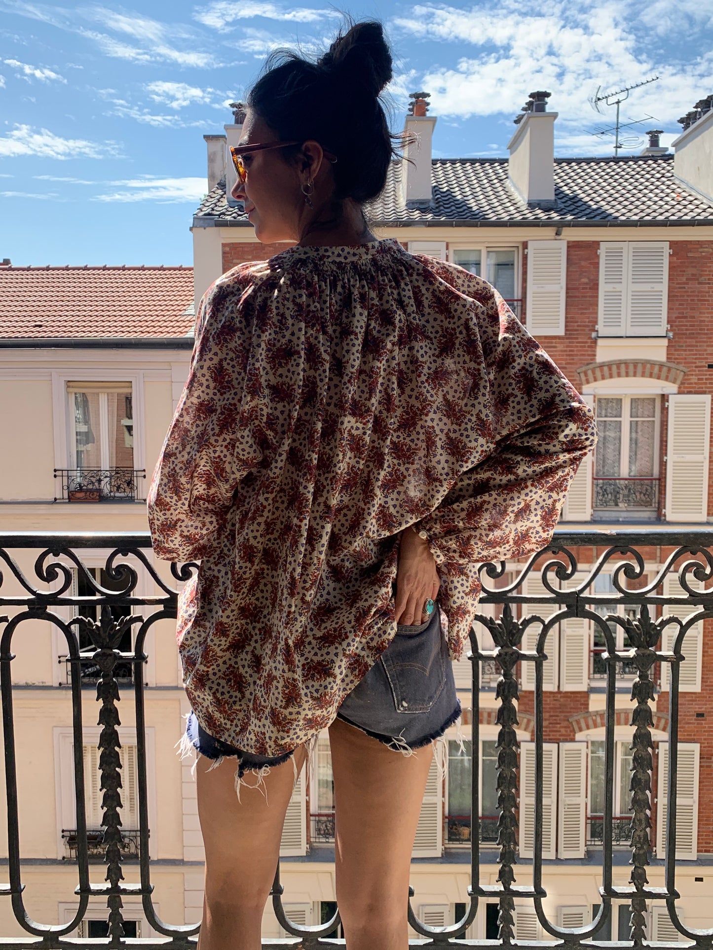 BLOUSE ZINA IMPRIMÉE BOHÈME